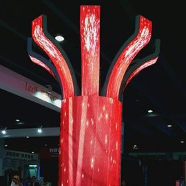 China Los paneles de exhibición llevados flexibles curvados P10mm interiores para la publicidad del acontecimiento de la exposición proveedor