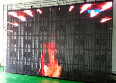 China Cortina interior a todo color de la malla de P10 LED, cortina video de la pared del LED para el fondo de etapa proveedor