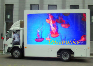 China Brillo montado camión llevado a todo color de la exhibición de la publicidad al aire libre P6 alto proveedor