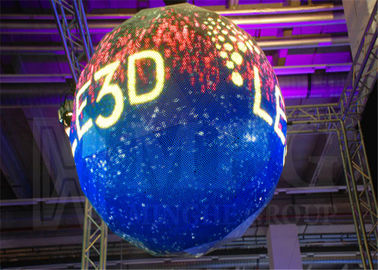 China Exhibición de la bola de HD P3 milímetro LED, pantalla llevada esférica para la conferencia/el acontecimiento proveedor