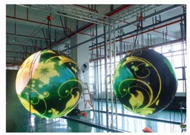 China Pantalla esférica a todo color de la pantalla LED de P4.8mm IP54 en el techo para decorativo proveedor