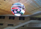 Exhibición interior de la bola de P4.8mm LED/ángulo grande de giro de opinión de la pantalla de la esfera del LED proveedor